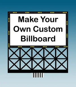 N/HO Miller Engineering Small Custom Billboard 44-2352 - MPM Hobbies