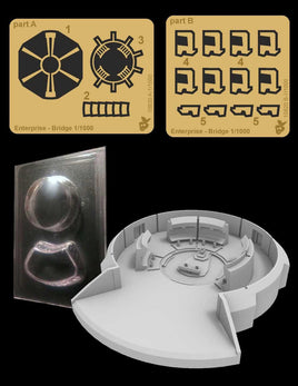 1/1000 Green Strawberry USS. Enterprise Ncc-1701 - Bridge - Discovery 10820