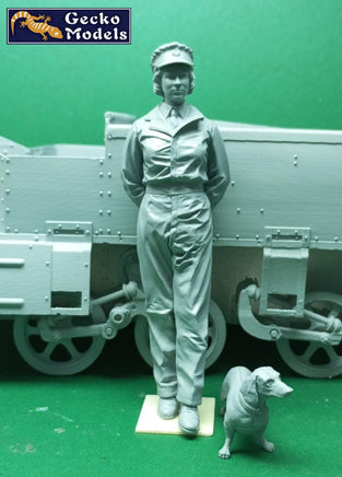 1/16 Gecko Models Princess & Dog Figure Set Plastic Model Kit 16GM0020