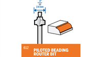 Dremel 3/32" Piloted Beading Router 612