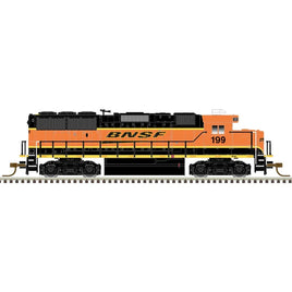 N Atlas GP60 Locomotive Silver - Bnsf Railway #199 - 40004914 - MPM Hobbies