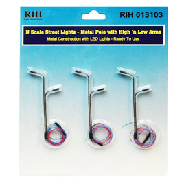 N Rock Island Metal Poles with High 'n Low Arms 13103
