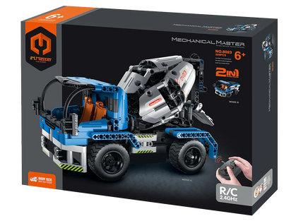 Mechanical Master Tech Brick 2in1 R/C Cement Mixer Kit (394 pcs) 8023
