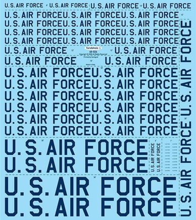 1/48 Fundekals US AIR FORCE Titles 48026