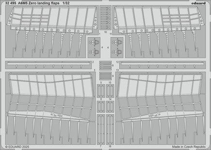 1/32 Eduard A6M5 Zero landing flaps 32495