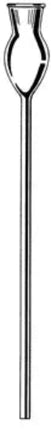 Perfect Parts thistle tube 1.25 inches by 14 inches model 514 laboratory glassware for educational science experiments and chemical transfer applications
