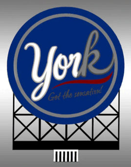 O/HO Miller Engineering Large York Peppermint Pattie Billboard 88-3851 - MPM Hobbies