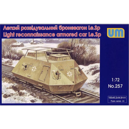 1/72 Uni Model Light Reconnaissance Armored Car Le.Sp 257