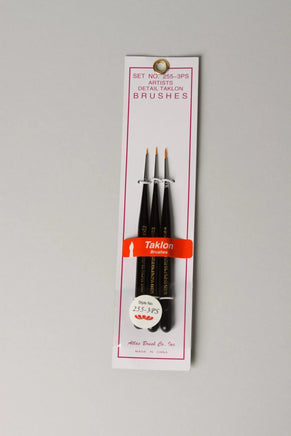 Atlas Brush Taklon Detail 3 Piece Set 255 - MPM Hobbies