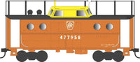 HO Bowser N5c Caboose PRR Focal Orange w/Trainphone Road #477958 - 43393 - MPM Hobbies