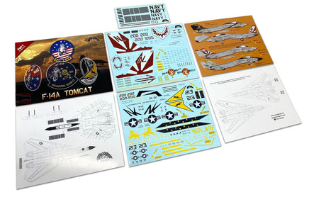 1/32 Zotz Decals F-14A Tomcats Part 1 (VF-213 VF-111 VF-21) 32078