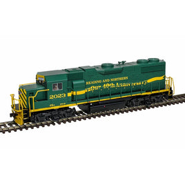 HO Atlas Trainman GP38-2 Silver Reading & Northern 40th Anniversary #2023 - 10004563 - MPM Hobbies