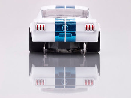 AFX Mustang FT350R – 1965 White/Blue Miles 22125