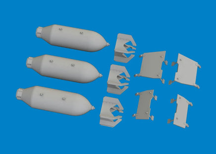1/48 Eduard P-40 500lb M64 US bombs Brassin for EDUARD kit 6481079
