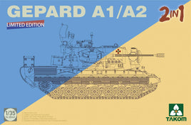 1/35 Takom Bundeswehr Flackpanzer1 Gepard SPAAG A1/A2  2 in 1 2044X