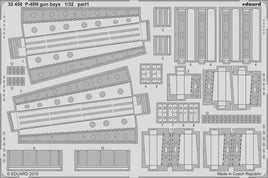 1/32 Eduard P-40N Gun Bays for Trumpeter 32450