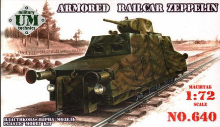 1/72 Uni Model Armored Railcar Zeppelin MT-640