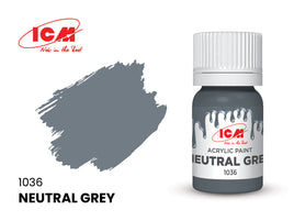 ICM Acrylic Paint Neutral Grey (12 ml) 1036