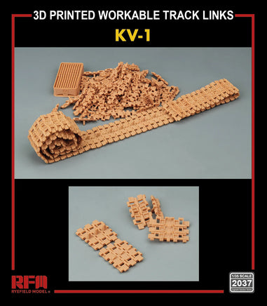 1/35 Ryefield Models 3D-Printed Workable Track Links KV-1 2037