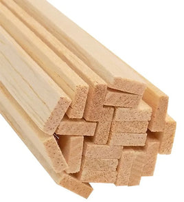 Bud Nosen Balsa Stick 1/8" x 3/8" x 36" (20/pkg) 1046