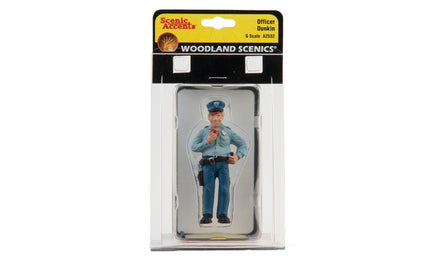 G Woodland Scenic Accents Cop w/Doughnut A2532