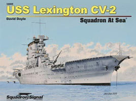 Squadron Signal USS Lexington CV-2 At Sea 34005