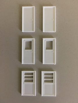 HO Rix Products Assorted Personal Doors 541-1200