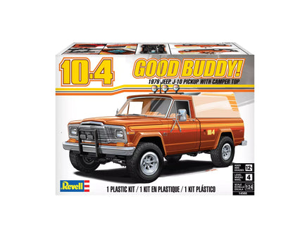 1/24 Revell-Monogram ‘79 Jeep J-10 Pickup with Camper Top 14568