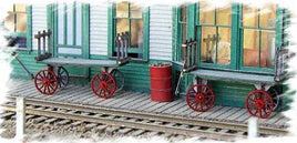 HO Bar Mills Twin Baggage Carts 782