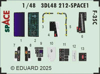 1/48 Eduard F-35C SPACE for TAMIYA kit 3DL48212