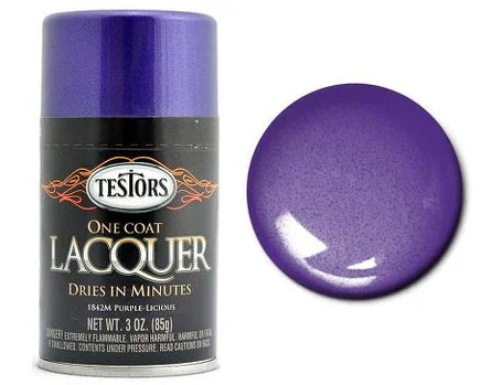 Testors Lacquer Paint 3oz. Purple-Licious 1842 - MPM Hobbies