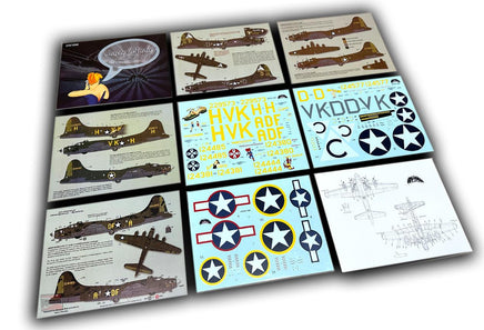 1/32 Zotz Decals B-17F in WWII Heavenly Bodies Part 2 32082