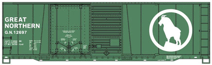 HO Accurail Great Northern 40' Combinaation Door Riveted Steel Boxcar (Singles from 3-Car Set) 81813