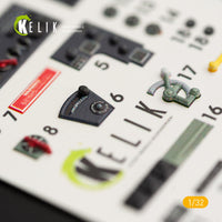 1/32 Kelik P-40M Interior 3D Decals for Trumpeter Kit K32005