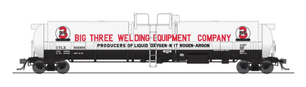 HO Broadway Ltd Cryogenic Tank Cars Big Three Welding Equipment (2-Pack) 6314