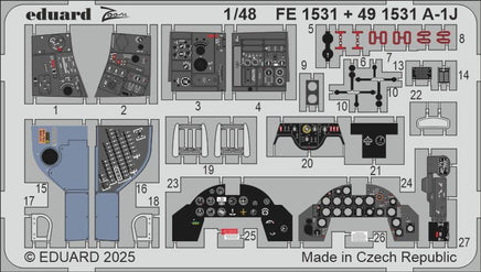 1/48 Eduard A-1J Zoom Set FE1531