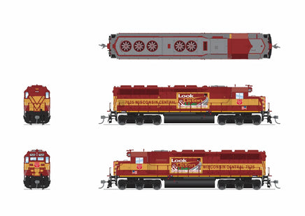 HO Broadway Ltd EMD SD45 WC 7525 Operation Lifesaver No-Sound/DCC-Ready 9823