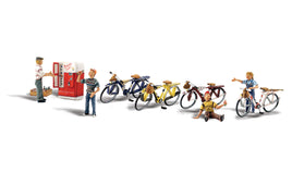 O Woodland Scenic Accents Bicycle Buddies A2752