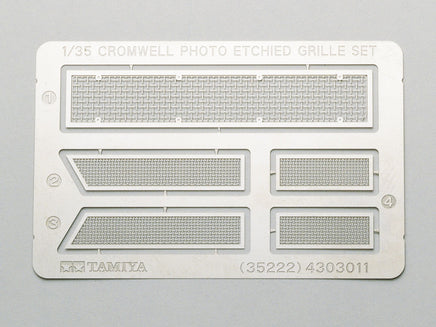 1/35 Tamiya Cromwell Photo-Etched Grill Set 35222