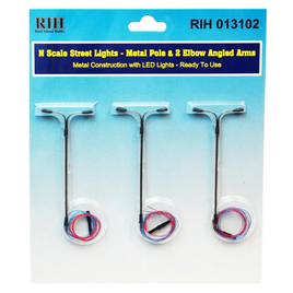 N Rock Island Metal Poles & 2 Elbow Arms 13102