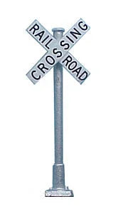 HO Tomar Railroad Crossing Sign (1 Pair/pkg) 868