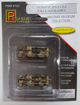 1/144 Pegasus Sd.Kfz. 251/22 Half-Tracks 00723