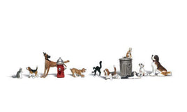 O Woodland Scenic Accents Dogs & Cats A2725