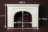 N Monroe Tunnel Portal Random Stone Double-Track #213