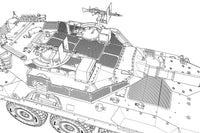 1/72 ACE Model B1 Centauro AFV (Early Series) 72437