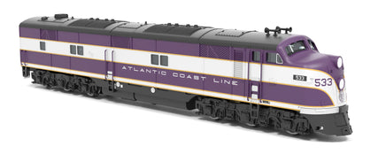 N Broadway Ltd EMD E7A ACL 536 Purple & Silver, Paragon4 Sound/DC/DCC 8761