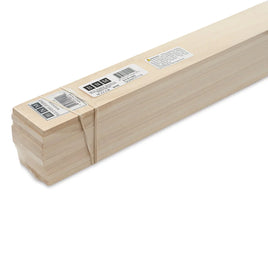 Bud Nosen Basswood Sheet 1/4" x 2" x 24" (10/pkg) 3462