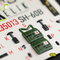 1/35 Kelik SH-60B interior 3D decals for Kitty Hawk kit K35013