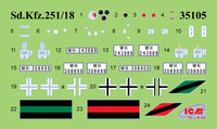 1/35 ICM ‘Beobachtungspanzerwagen’ Sd.Kfz.25Ausf.A 35105