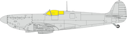 1/48 Eduard Spitfire Mk.II TFace MASK for EDUARD kit EX1111